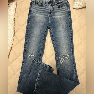 Buckle Black Womens Bootcut Jeans 24X34